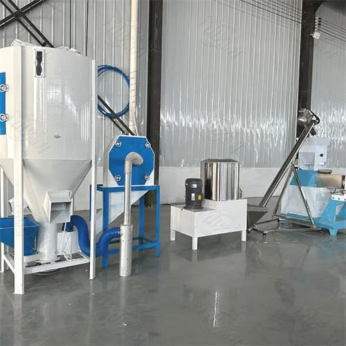 Fiskerifôrproduksjonslinje