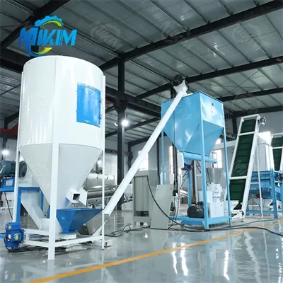 Poultry feed production line