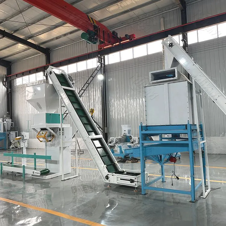 Moderne fôrproduksjonslinje