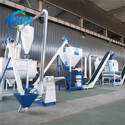 Poultry feed pellet production line