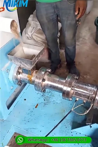 MIKIM 300-350 kg/t Tørrtype flytende fiskefôrpelletekstruder Tilbakemeldingss...